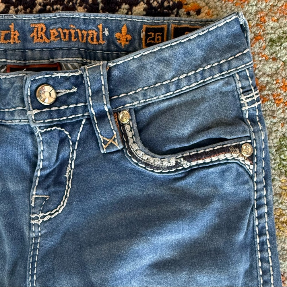 Rock Revival Arisa Rhinestone Embellished Straight Leg Jeans - Picture 4 of 15